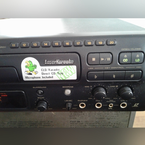 PIONEER CLD-V750 CD-CDV-LD Karaoke Laser-disc Player made in Japan tested - Picture 4 of 7